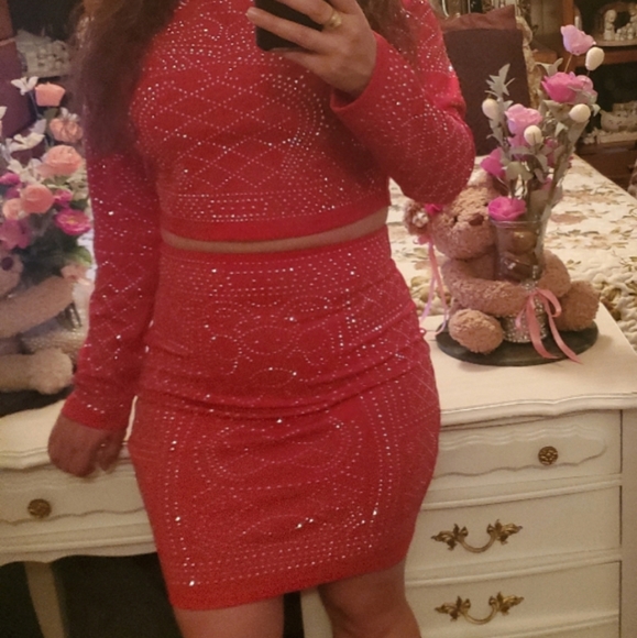 Pencil skirt/crop top set - Picture 2 of 3